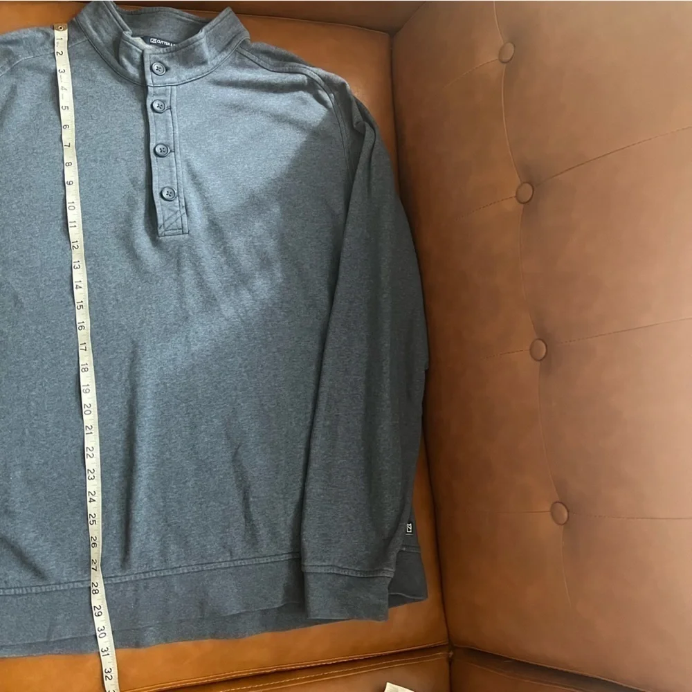 Cutter & Buck Men’s Saturday Cotton Blend Mens Mock Pullover Sweatshirt Size XXL
